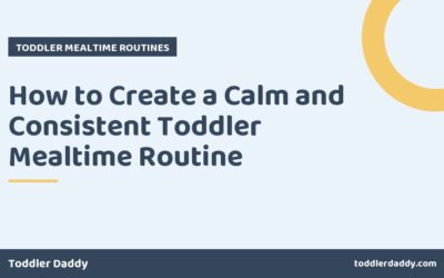 How to Create a Calm and Consistent Toddler Mealtime Routine
