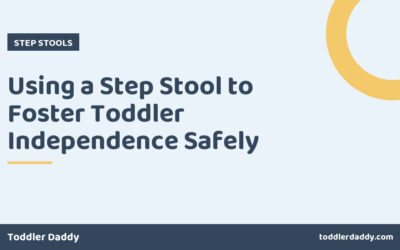 Using a Step Stool to Foster Toddler Independence Safely