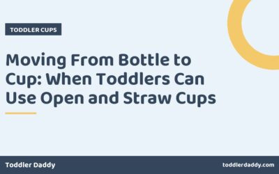 Moving From Bottle to Cup: When Toddlers Can Use Open and Straw Cups